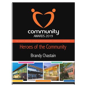 Small PhotoImage® Straight Edge Spectra Lite Plaque